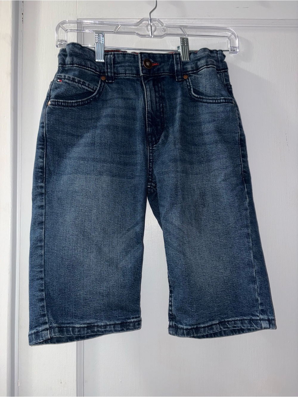 Tommy Hilfiger Boys Dark Blue Denim Shorts